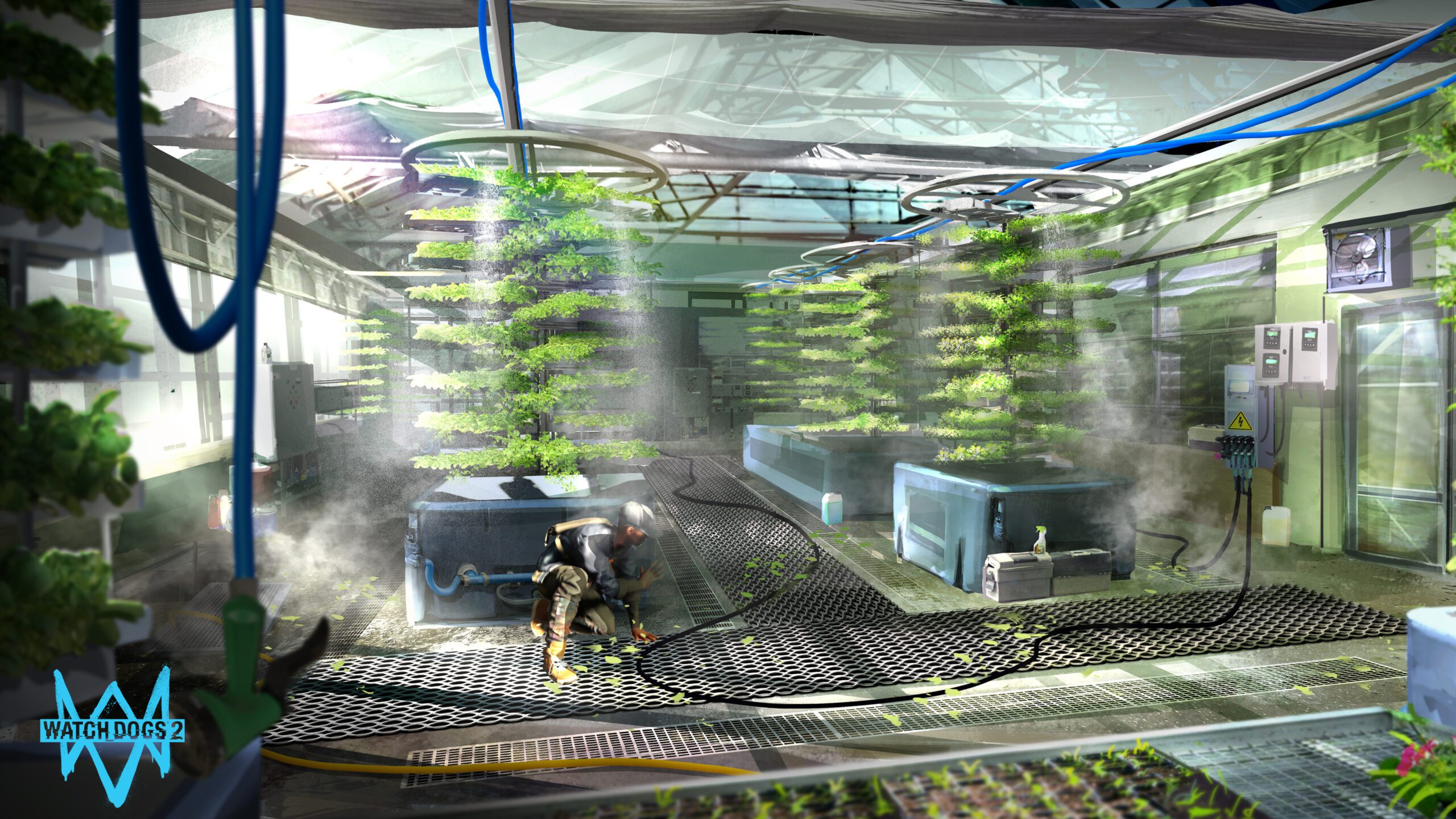 Watch Dogs 2 Concept Art 13 Greenhouse
